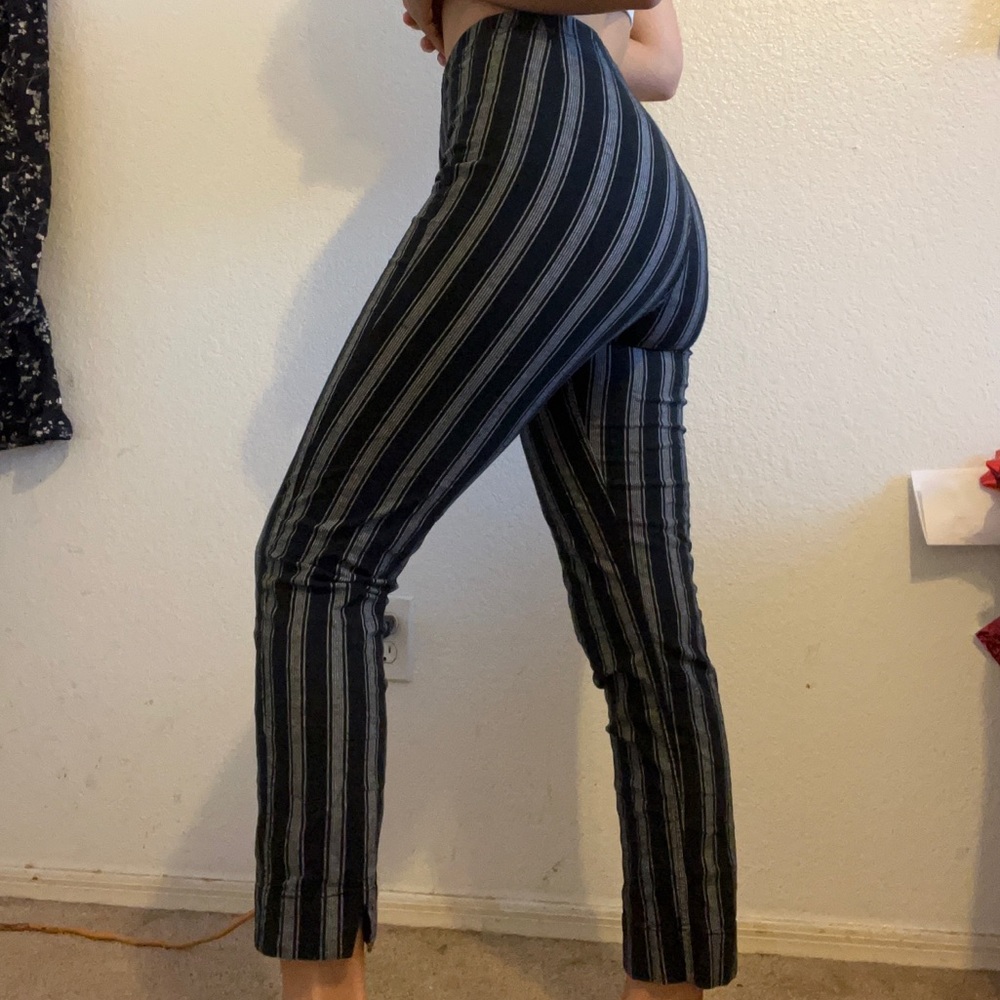 Black striped brandy Melville pants